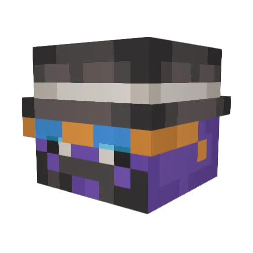 Kisel_5587 Minecraft avatar head, 3D render