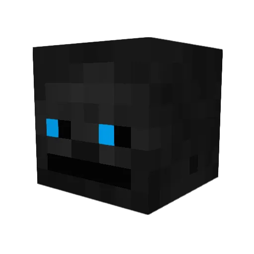 Kishkedah Minecraft avatar head, 3D render