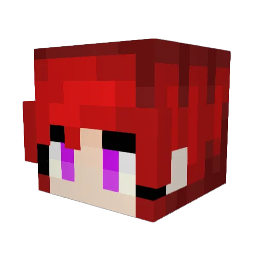 Kislerschwein Minecraft avatar head, 3D render
