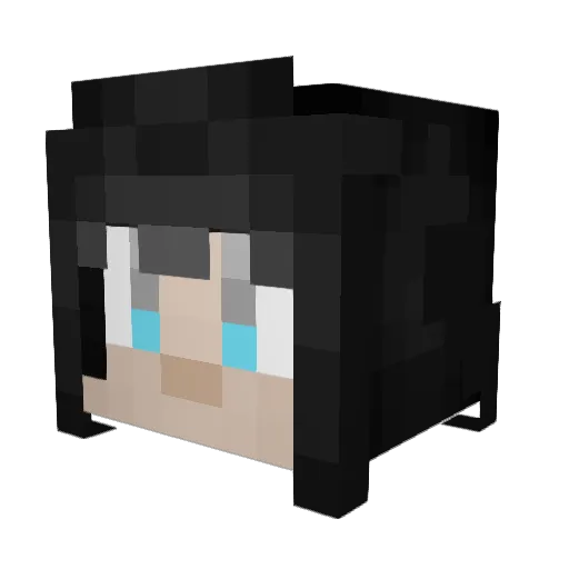 Kison__ Minecraft avatar head, 3D render