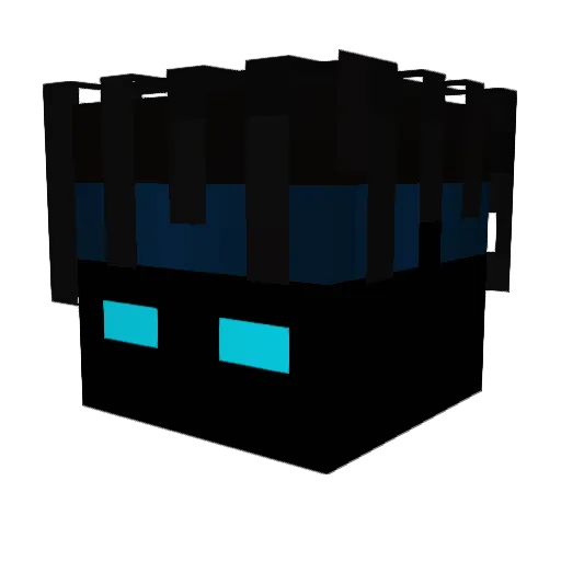 Kispali Minecraft avatar head, 3D render