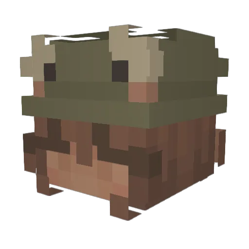 Kiss04 Minecraft avatar head, 3D render