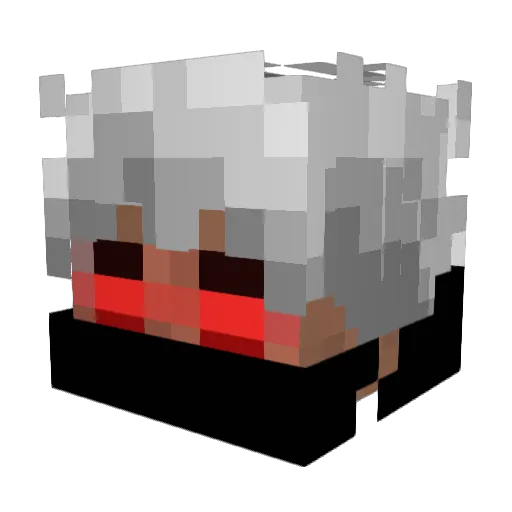 KissMeBabee Minecraft avatar head, 3D render
