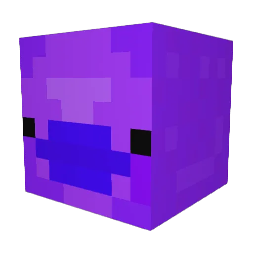 KissMyHands Minecraft avatar head, 3D render