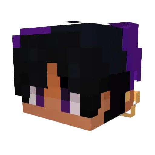 KissThCook Minecraft avatar head, 3D render