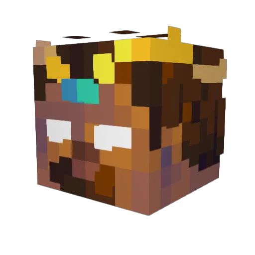 KissinKateBarlow Minecraft avatar head, 3D render