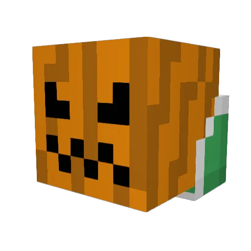 Kiszonyy Minecraft avatar head, 3D render