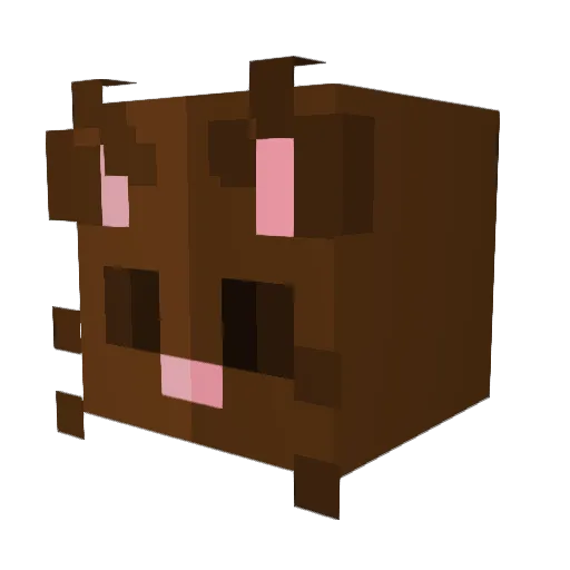 KitEggoKat Minecraft avatar head, 3D render