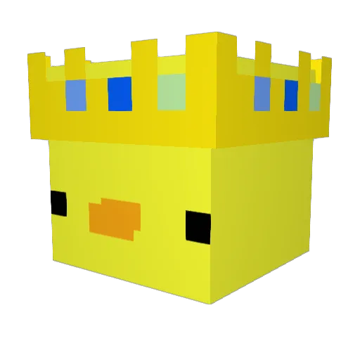 KitFoxy03 Minecraft avatar head, 3D render