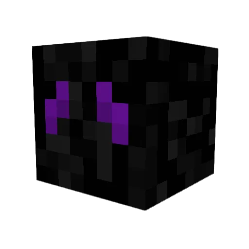 KitGold Minecraft avatar head, 3D render