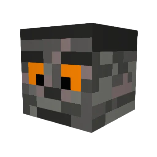 KitIvan Minecraft avatar head, 3D render