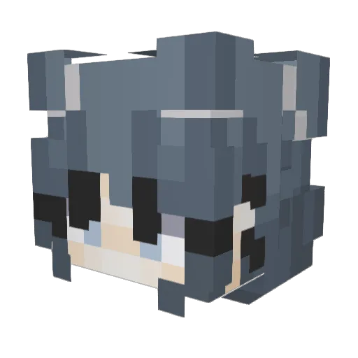 KitKat9604 Minecraft avatar head, 3D render