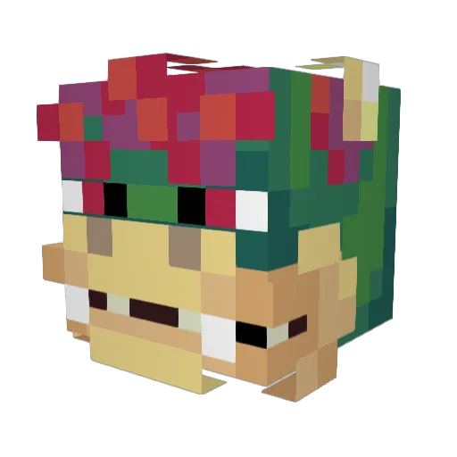 KitKatClyde Minecraft avatar head, 3D render