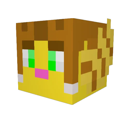 KitKat_2013 Minecraft avatar head, 3D render