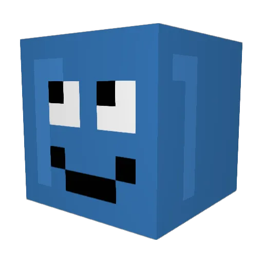 KitKatmusic Minecraft avatar head, 3D render