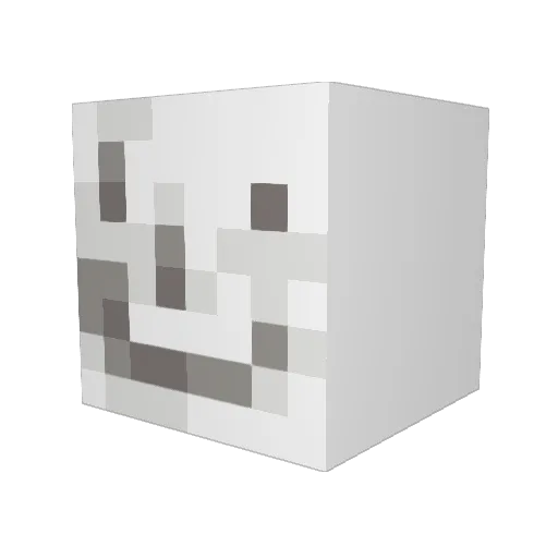 KitKatsuki_ Minecraft avatar head, 3D render