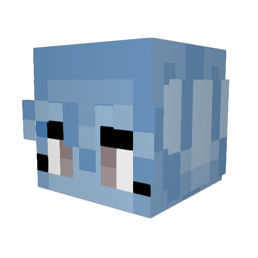 Kit_Nova1185 Minecraft avatar head, 3D render