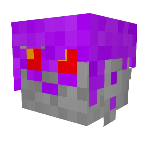 Kit_the_Kitsune_ Minecraft avatar head, 3D render