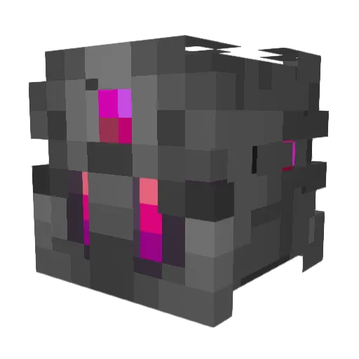 KitaOkami Minecraft avatar head, 3D render