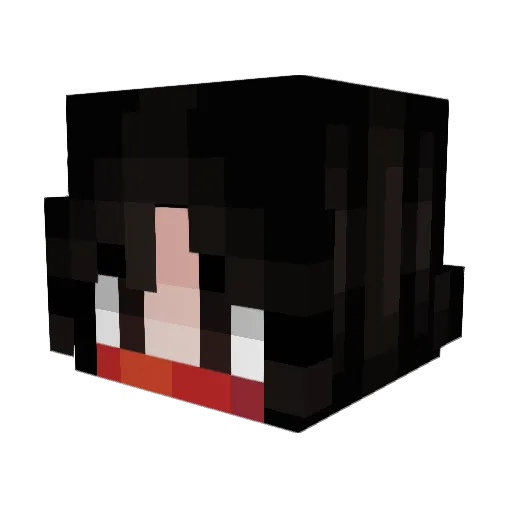 Kitafaz Minecraft avatar head, 3D render