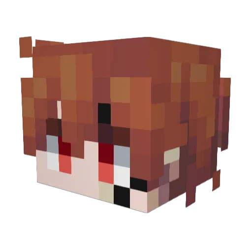 KitarinAstala Minecraft avatar head, 3D render