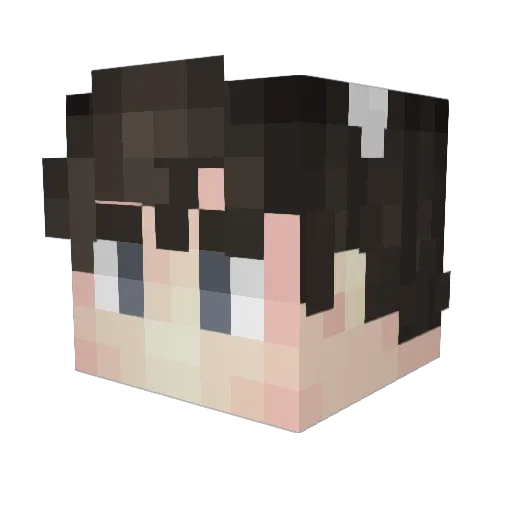 Kitbash683 Minecraft avatar head, 3D render