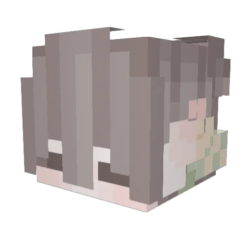 KitchenSync1 Minecraft avatar head, 3D render