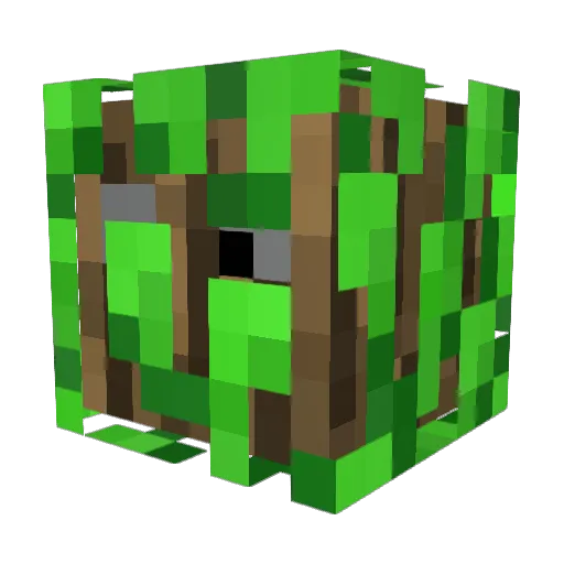 KiteLoop Minecraft avatar head, 3D render