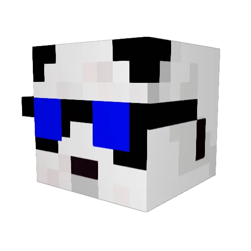 Kitfisto103 Minecraft avatar head, 3D render