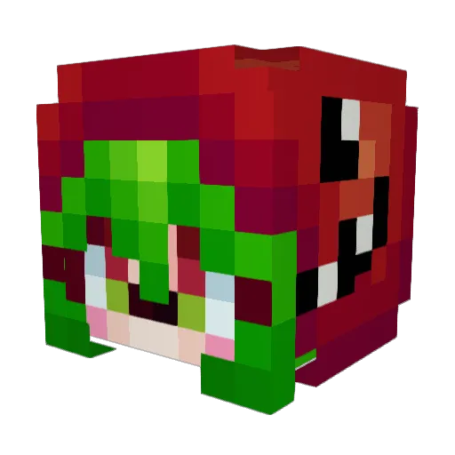 KiththeSkye Minecraft avatar head, 3D render