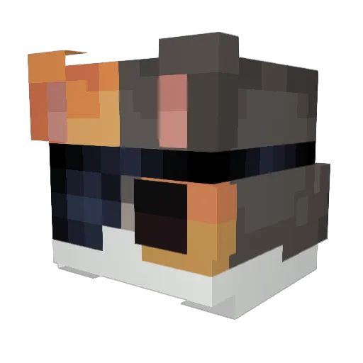 KitiKetuhka Minecraft avatar head, 3D render
