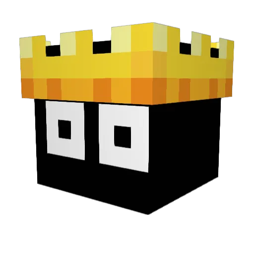 KitoYami Minecraft avatar head, 3D render