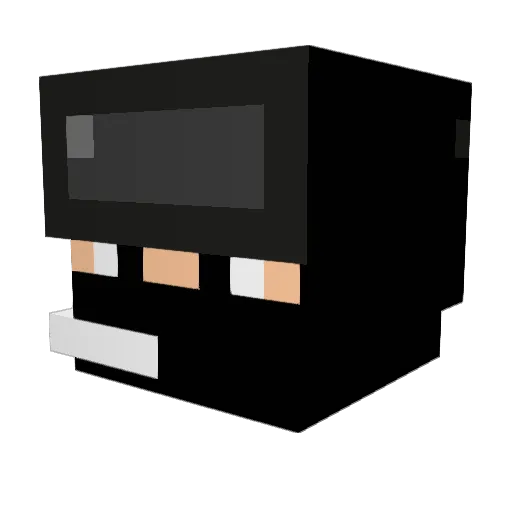 Kito_shi Minecraft avatar head, 3D render