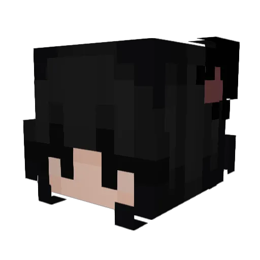 Kitsune_ASK Minecraft avatar head, 3D render
