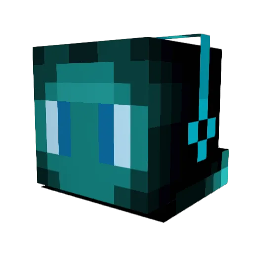 Kitsune_Akki Minecraft avatar head, 3D render