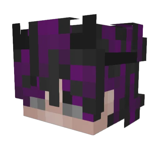 Kitsune_King Minecraft avatar head, 3D render