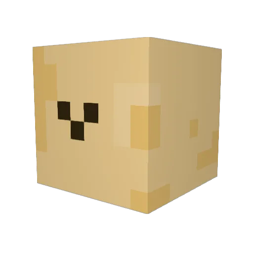 Kitsune_Tenshi Minecraft avatar head, 3D render