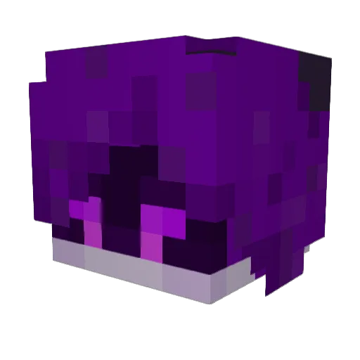 Kitsuzi Minecraft avatar head, 3D render