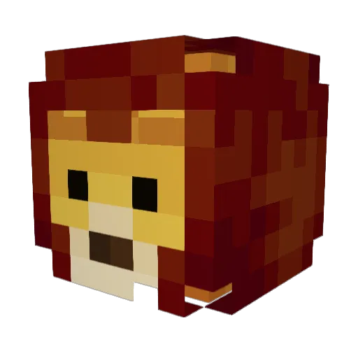 KittCatzz Minecraft avatar head, 3D render