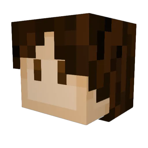 Kitt_GalaXy Minecraft avatar head, 3D render