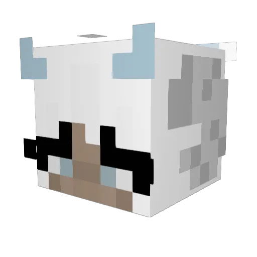 KittenCookie9 Minecraft avatar head, 3D render
