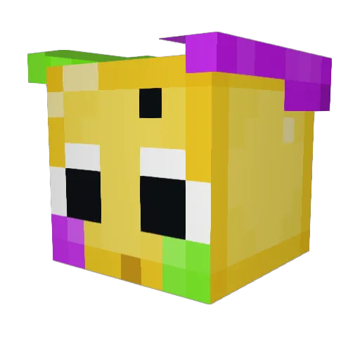 KittenLover9080 Minecraft avatar head, 3D render