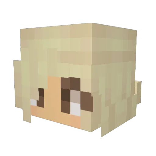 KittenM1ttens Minecraft avatar head, 3D render