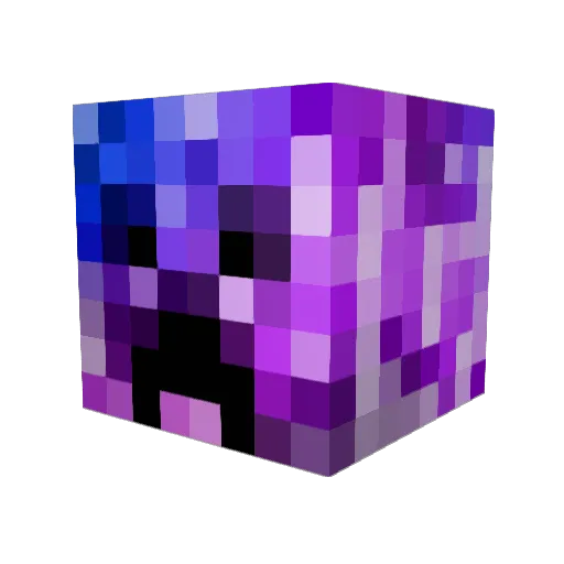 KittenMining Minecraft avatar head, 3D render