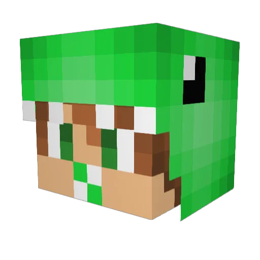 Kitten_Lover2145 Minecraft avatar head, 3D render