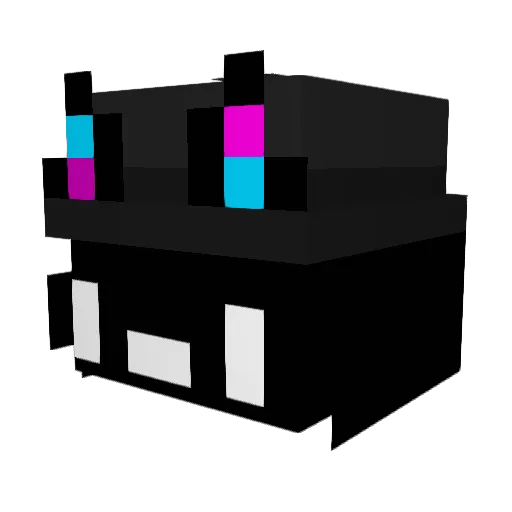 Kitten_XXO Minecraft avatar head, 3D render