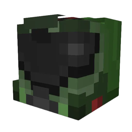 Kitten_lapka Minecraft avatar head, 3D render