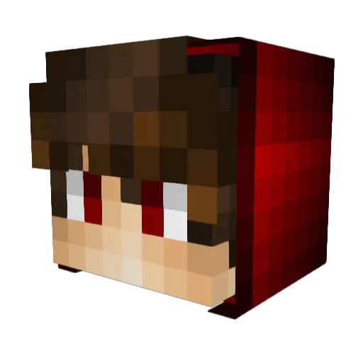 KittenishSine8 Minecraft avatar head, 3D render