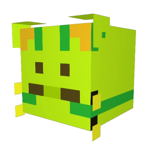 Kittenkitchen24 Minecraft avatar head, 3D render