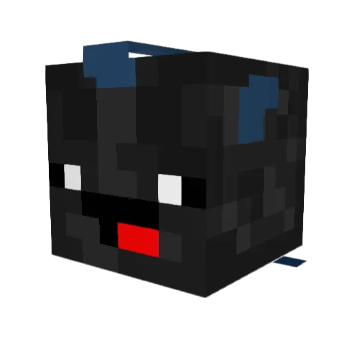 KittensYOYO Minecraft avatar head, 3D render